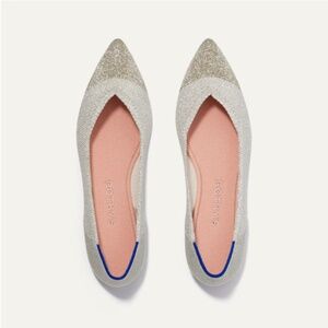 Rothy’s The Point in Diamond Metallic 8